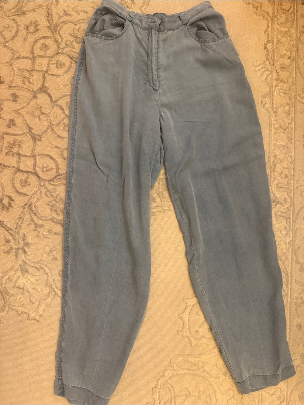 Light Blue Women's Casual Chinos by